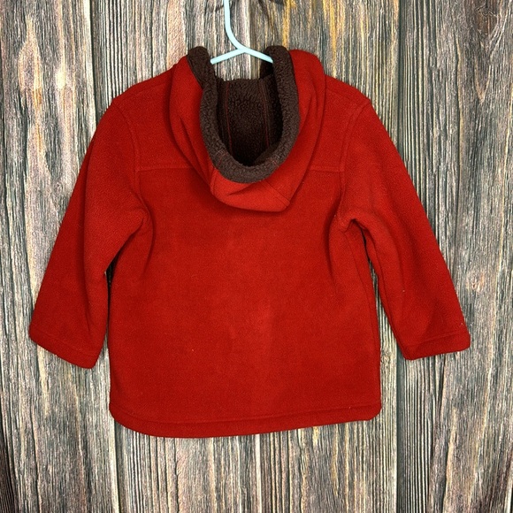 Uniqlo Fleece Toggle Button Jacket with Hood - Picture 2 of 4